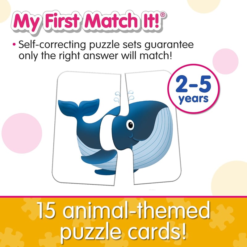 My First Animal Memory Match Game for Preschoolers (Ages 2-5)