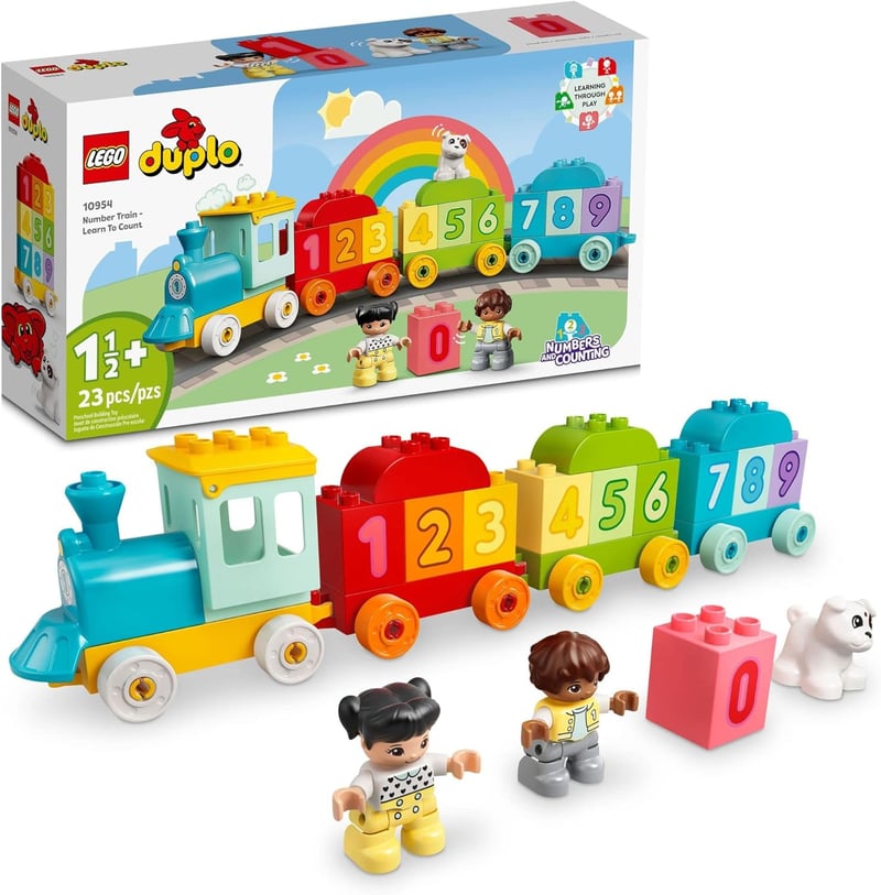 Preschool Educational LEGO DUPLO Number Train Toy for Toddlers