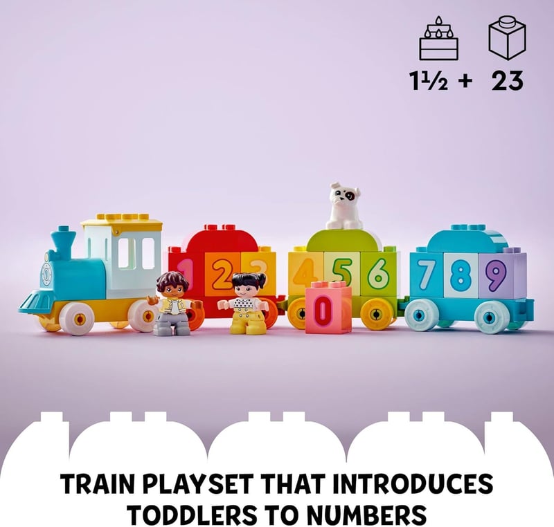 Preschool Educational LEGO DUPLO Number Train Toy for Toddlers