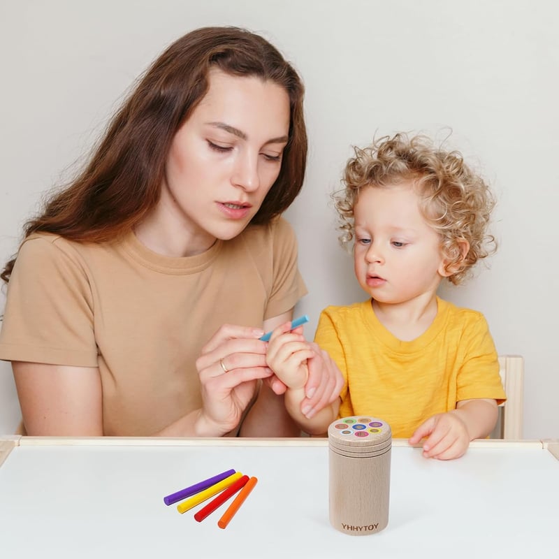 Color Sorting Montessori Toys for Toddlers 1-3 Years