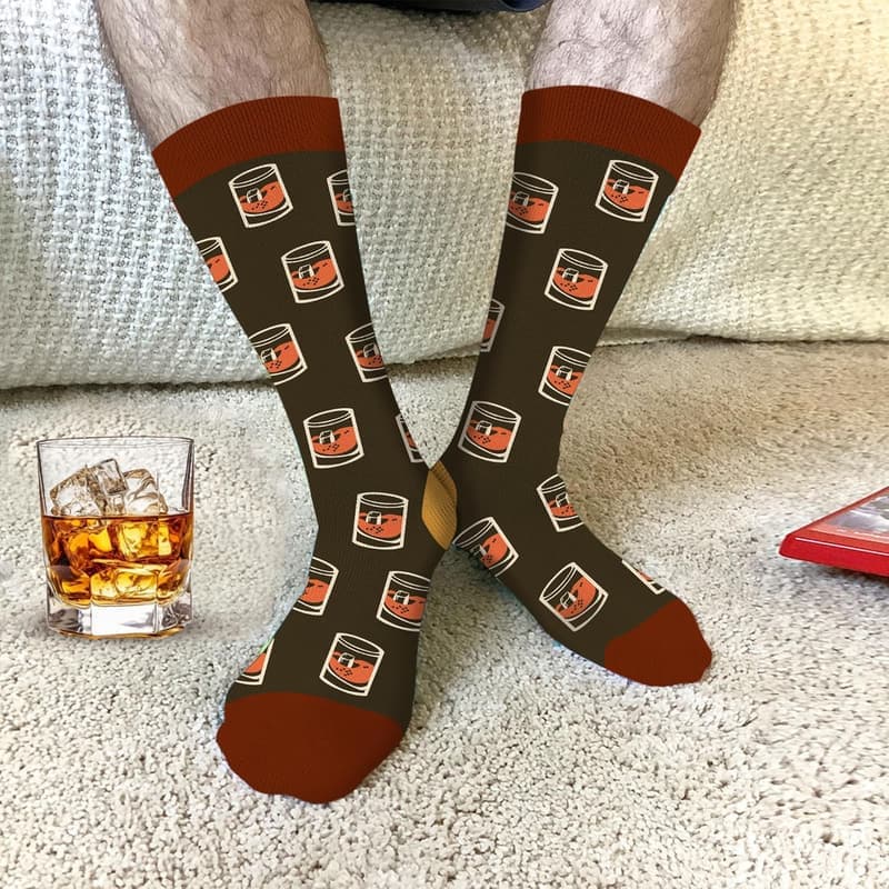 Funny Wine-Themed Socks for Couples - Great Stocking Stuffers