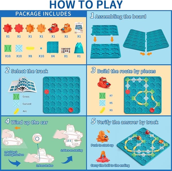 STEM Learning Board Games for Kids Ages 3-10 - 200+ Challenges