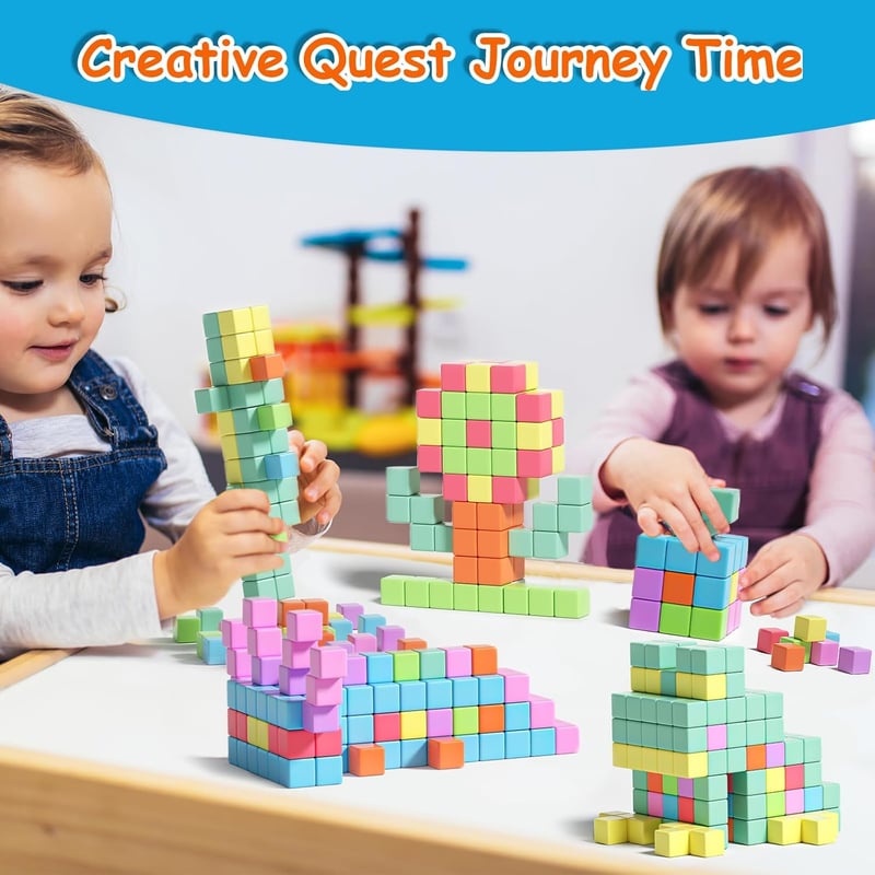 STEM Magnetic Building Blocks for Toddlers Ages 3-5