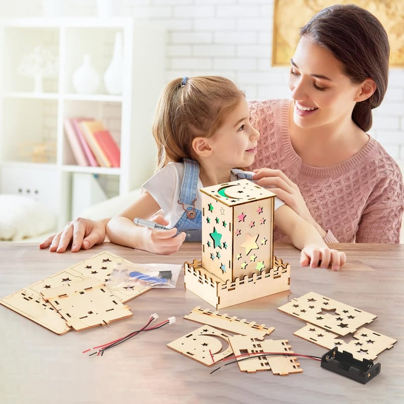 STEM Science Kits Set for Kids Ages 8-14 - Wood Craft Models