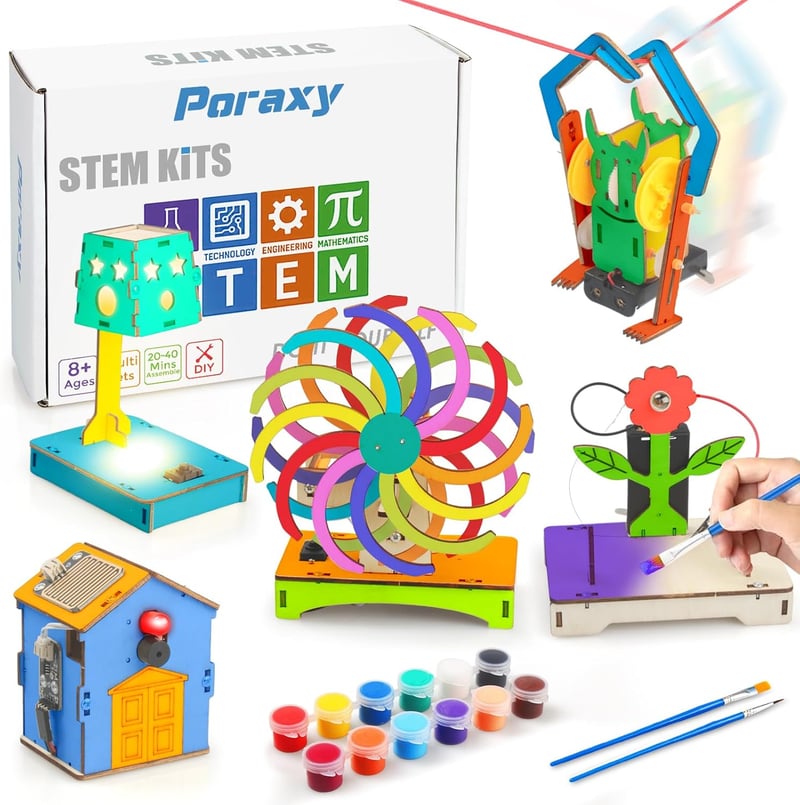STEM Educational 3D Puzzle Kits for Kids Ages 8-12
