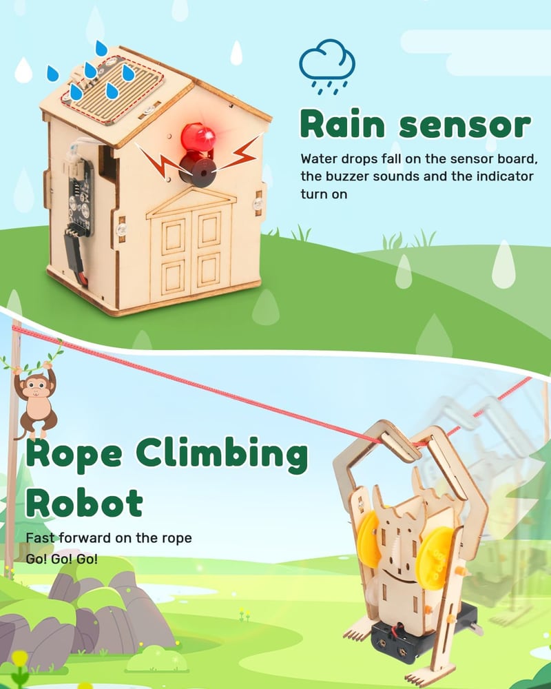STEM Educational 3D Puzzle Kits for Kids Ages 8-12