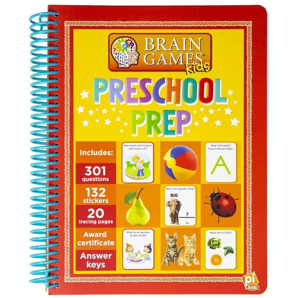Preschool Prep Brain Games for Kids: 300+ Questions on Math & Science