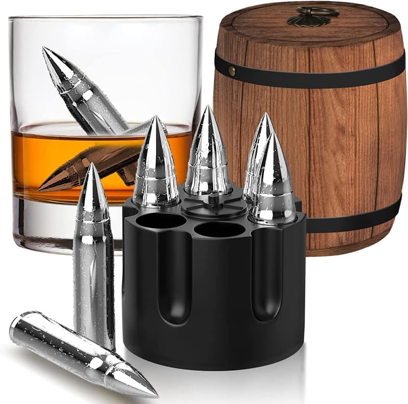 Whiskey Stones Set for Men - Unique Father's Day Gift