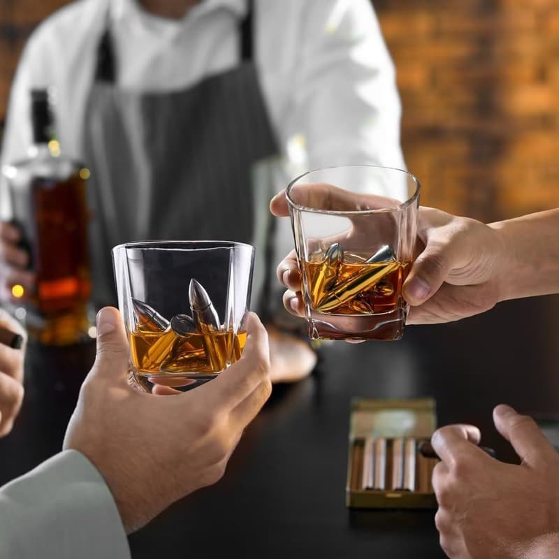 Whiskey Stones Set for Men - Unique Father's Day Gift