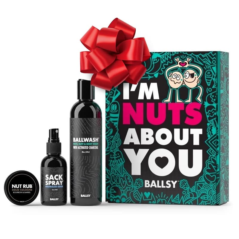 Men's Valentine's Day Fresh Kit - Ballwash, Sack Spray & NutRub