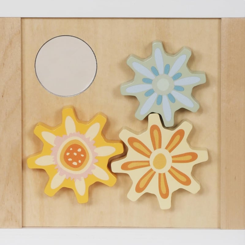 Montessori Wooden Activity Cube - 6-in-1 Educational Toy for Toddlers