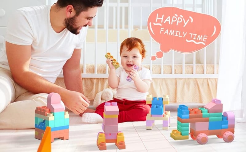 STEM Building Block Set for Kids 18 Months to 6 Years