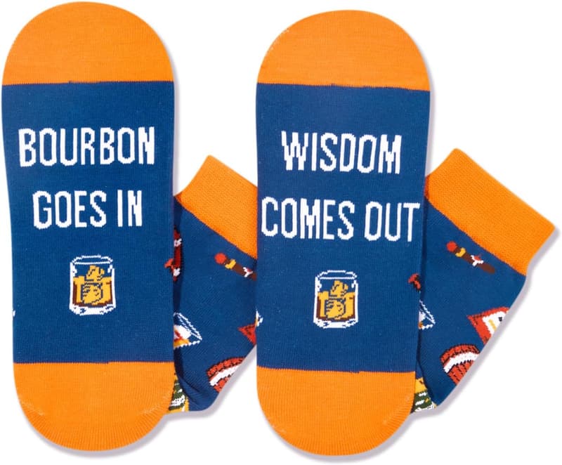 Bourbon Coffee Socks for Men – Fun Drink Lover's Gift