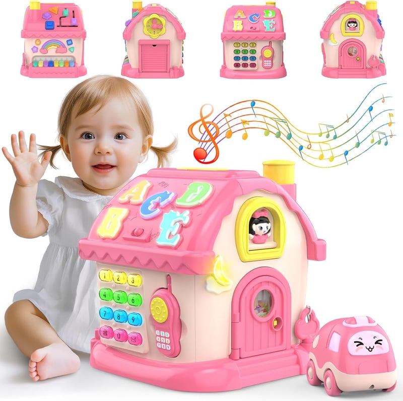 Musical 12-in-1 Montessori Learning House for Toddlers