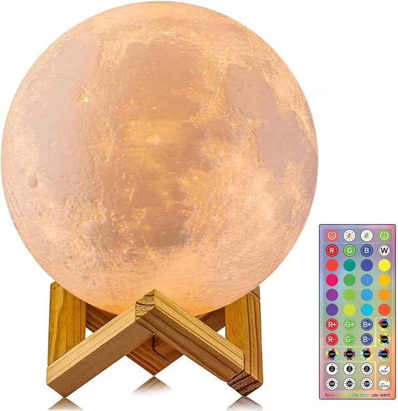 Color-Changing Moon Lamp - Unique Gift for Kids & Teens
