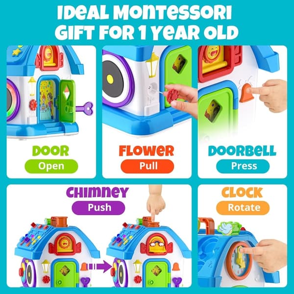1st Birthday Montessori Educational Toy for 12-18 Months