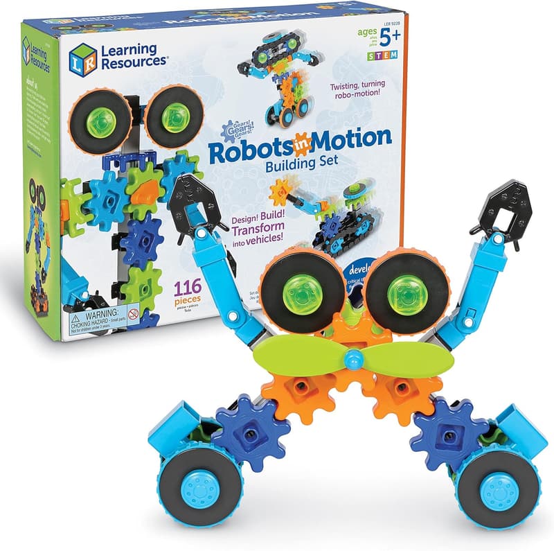 STEM Robots in Motion Building Set - 116 Pieces for Ages 5+