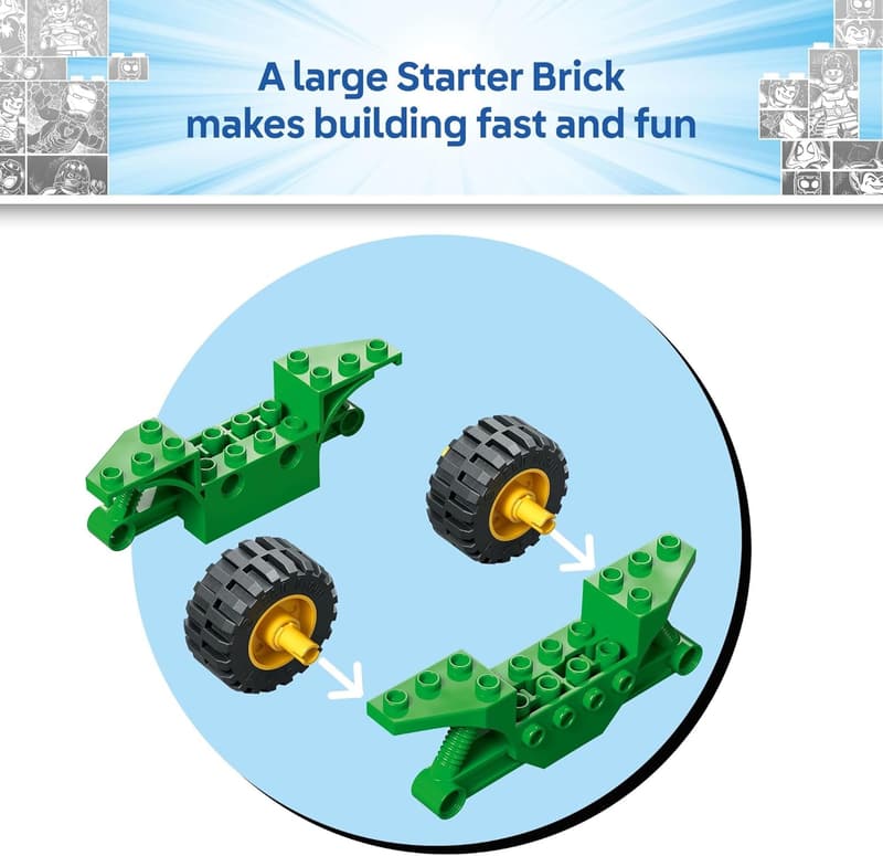 LEGO Marvel Spidey Dinosaur Vehicle Chase Building Toy for Kids