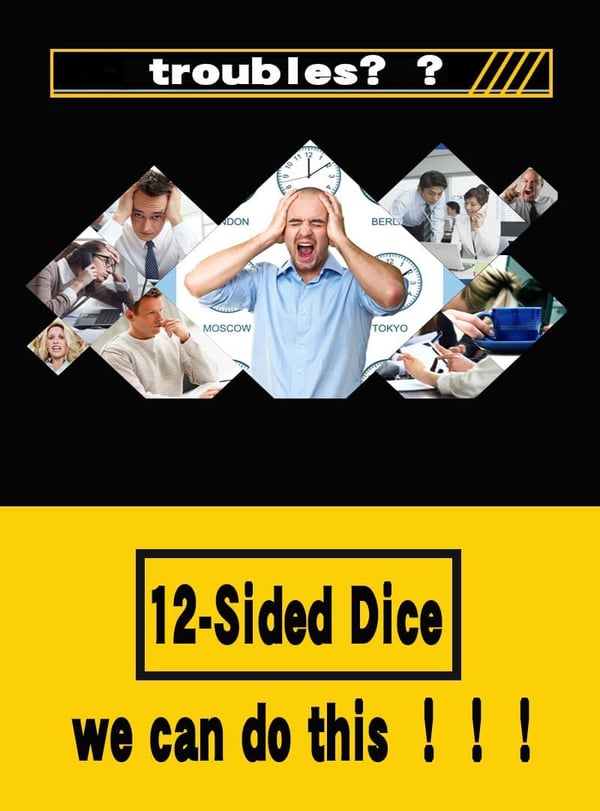 12-Sided Fidget Dice for Stress & Anxiety Relief