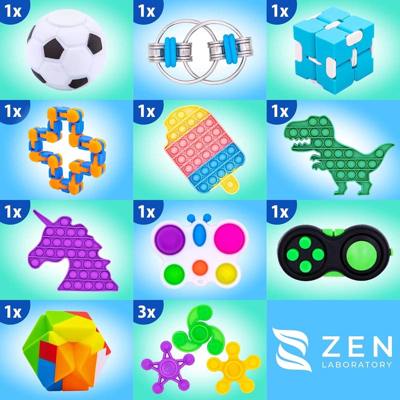 Fidget Toys Pack - 50 Sensory Stress Relief Toys for Kids