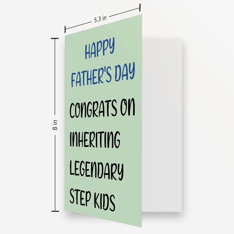 Happy Father's Day Card for Stepdad – Unique Gift Idea