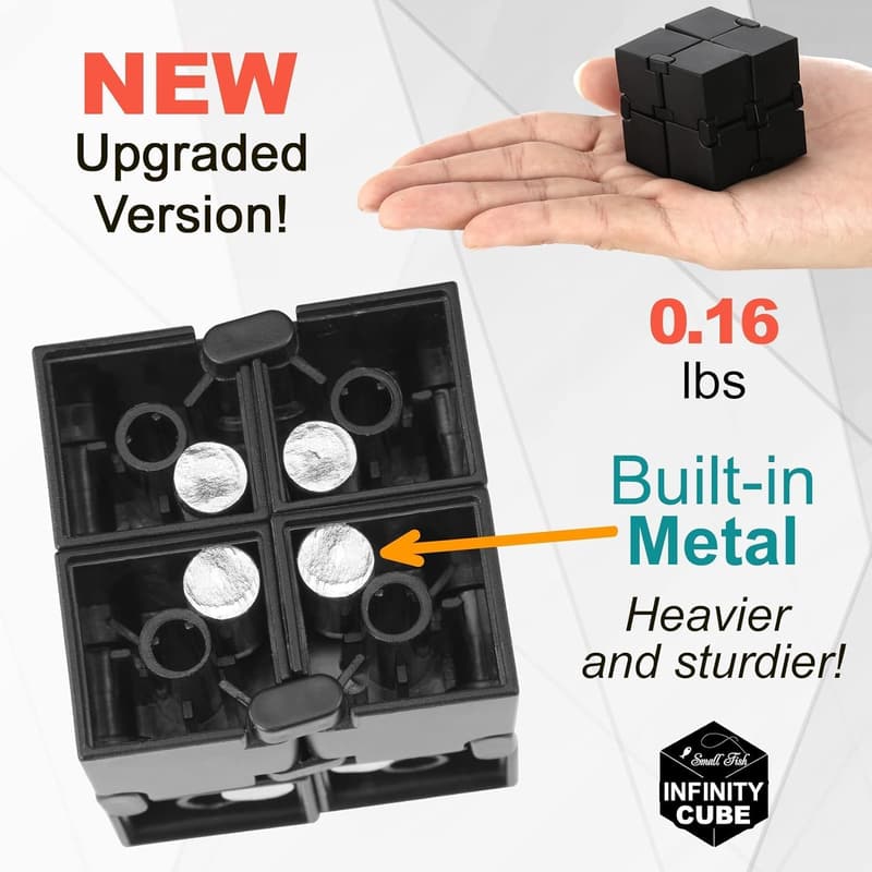 Infinity Cube Fidget Toy for Stress Relief – Mini EDC Gadget