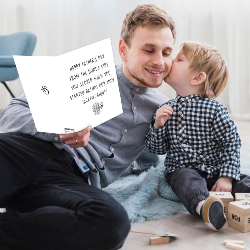 Funny Father's Day Card for Stepdad from Kids