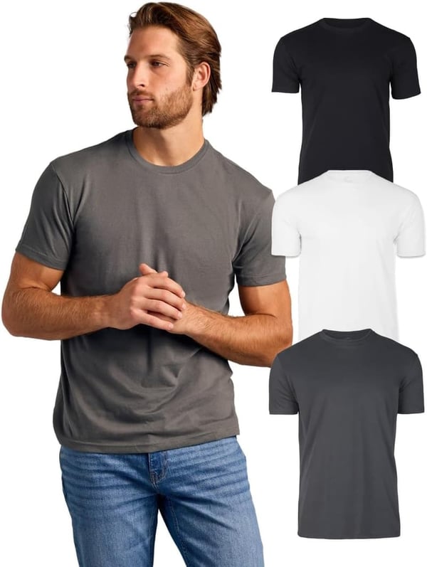 Men's Short Sleeve Crew Neck Classic T-Shirt