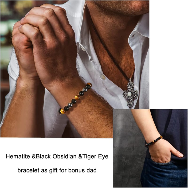 Bonus Dad Bracelet – Adjustable Gift for Father's Day