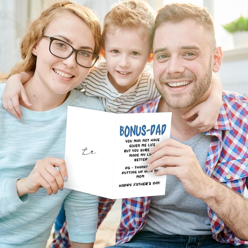 Bonus Dad Card - Unique Gift for Father's Day