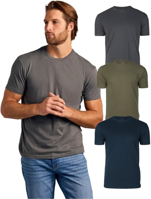 Classic Men's Short Sleeve Crew Neck T-Shirt