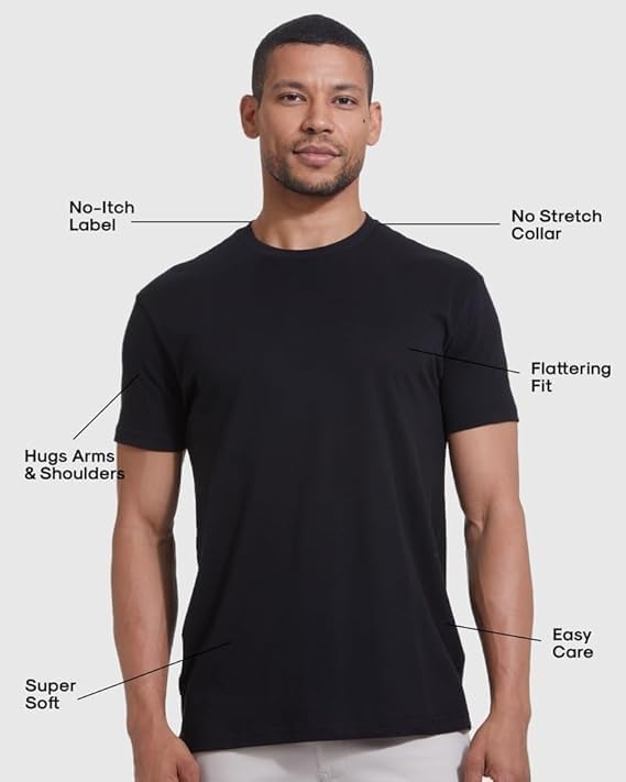 Men's Short Sleeve Crew Neck Classic T-Shirt