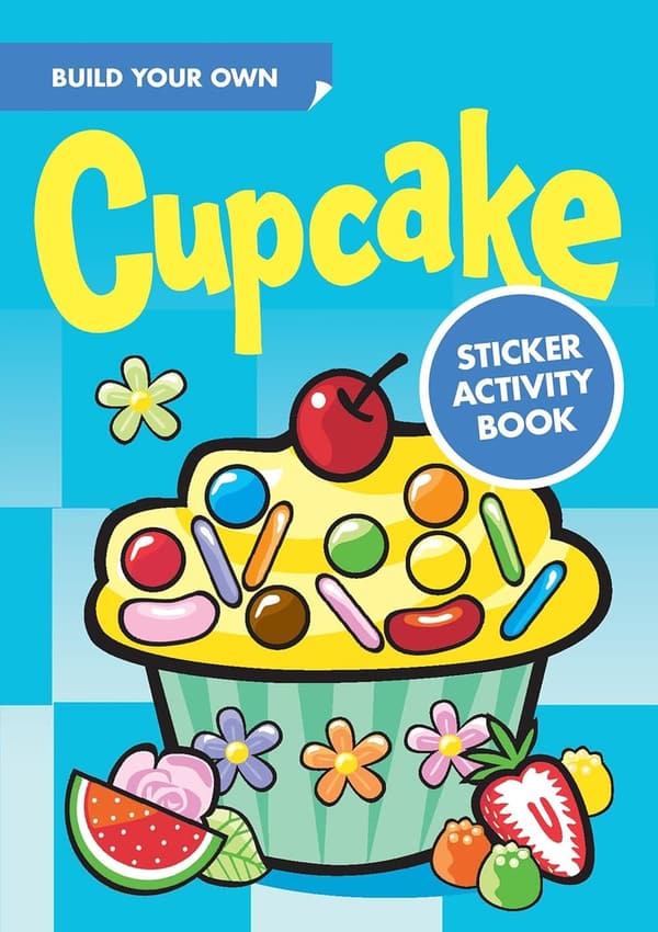 Cupcake Sticker Activity Book for Kids