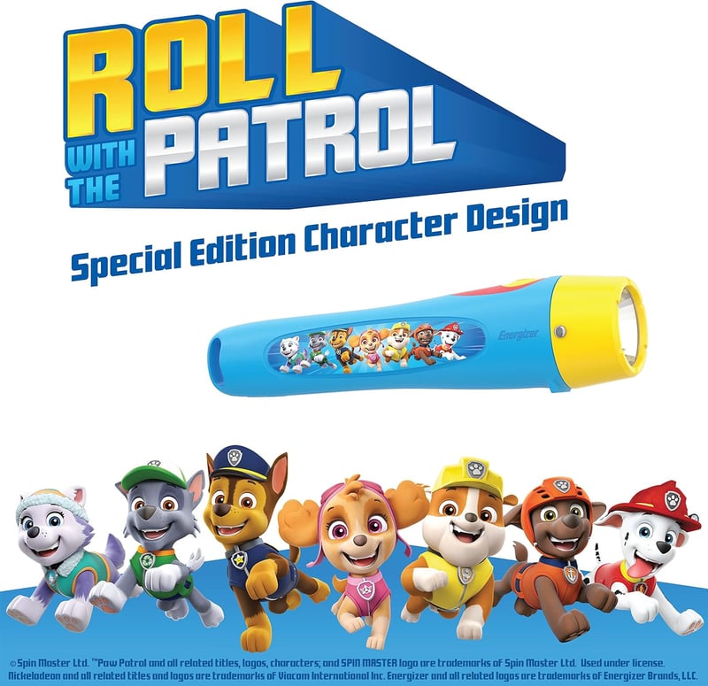 PAW Patrol LED Flashlights for Kids (2-Pack)