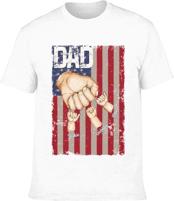 Custom Father's Day T-Shirt for Dad with Personalized Design
