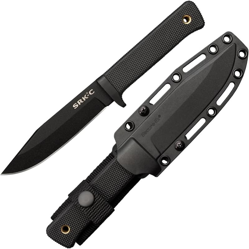 COLD STEEL SRK Tactical Fixed Blade Knife with Kray-Ex Handle