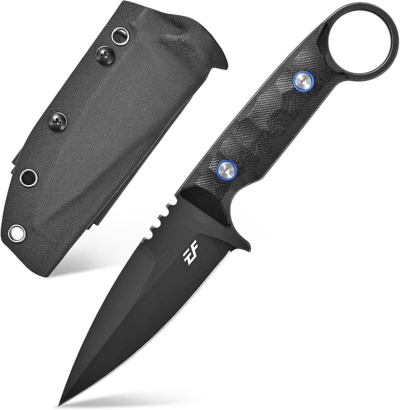 Eafengrow EF152 Fixed Blade Knife - K110 Steel, G10 Handle