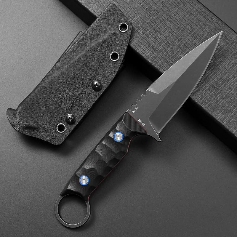Eafengrow EF152 Fixed Blade Knife - K110 Steel, G10 Handle