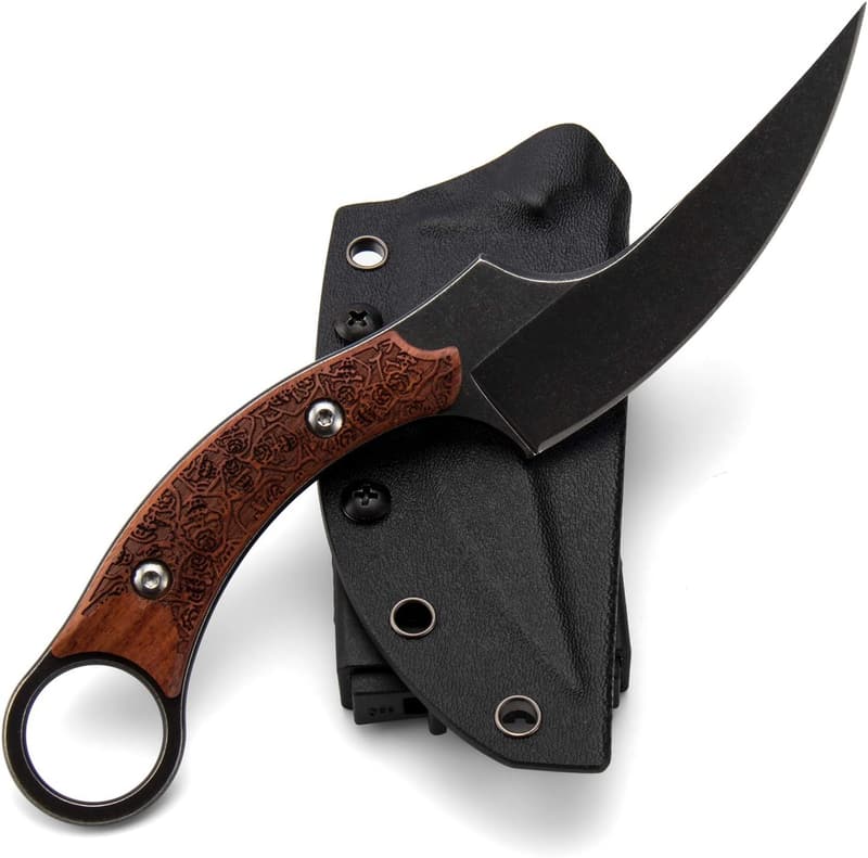 Tactical Camping Knife with 440C Stainless Steel Blade and G10 Handle