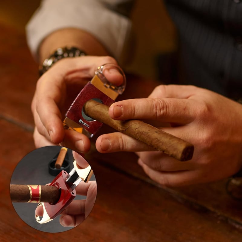Father's Day Cigar Cutter Set – Perfect Cut for 60 Gauge Cigars