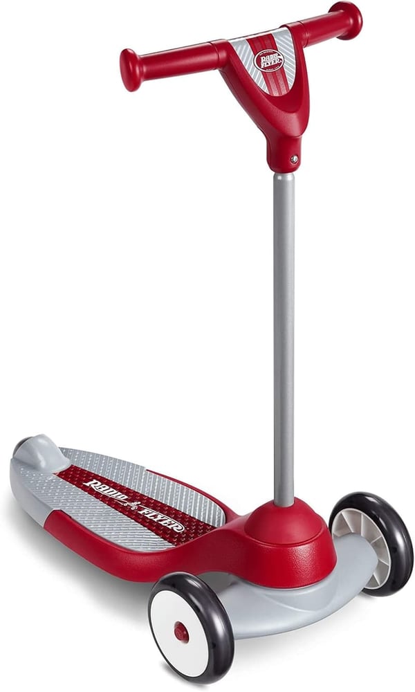 Kids 3-Wheel Kick Scooter for Ages 2-5, Red