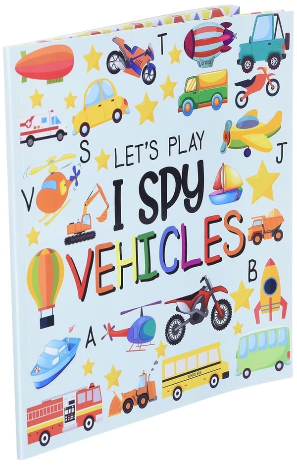 I Spy Vehicles: Interactive Picture Puzzle Book for Toddlers