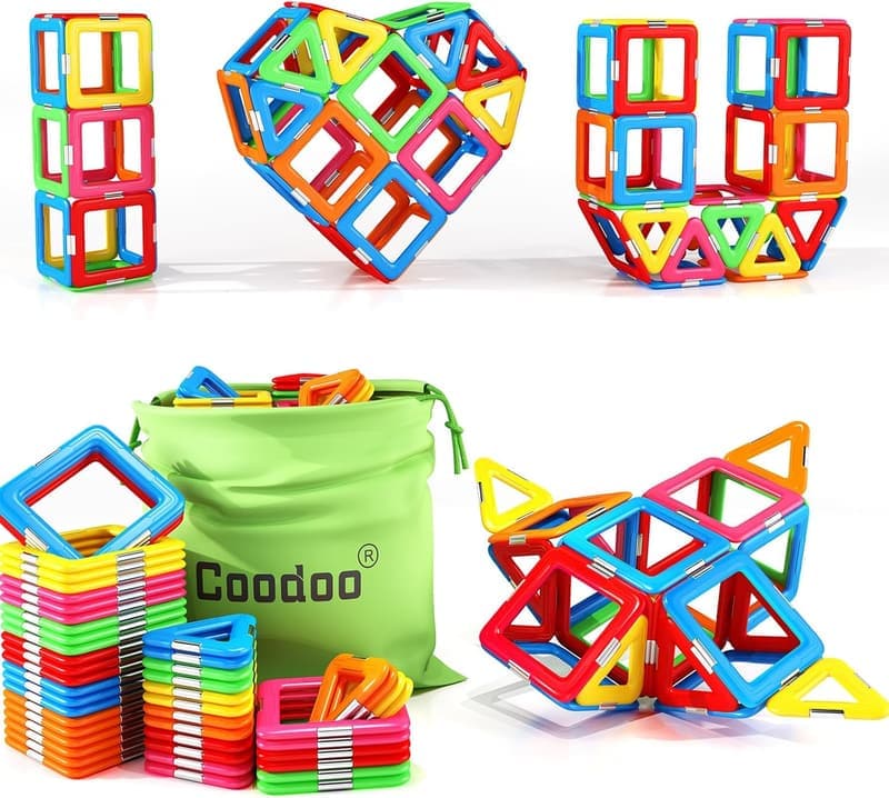 STEM Magnetic Building Blocks Starter Set for Kids 3+