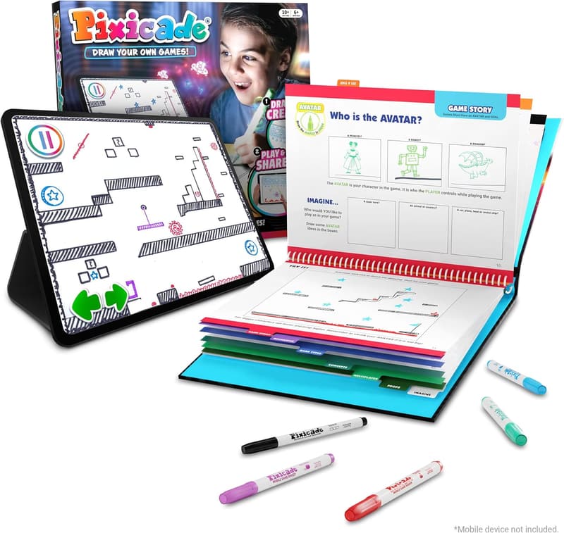 Pixicade Mobile Video Game Maker - Turn Drawings into Games!