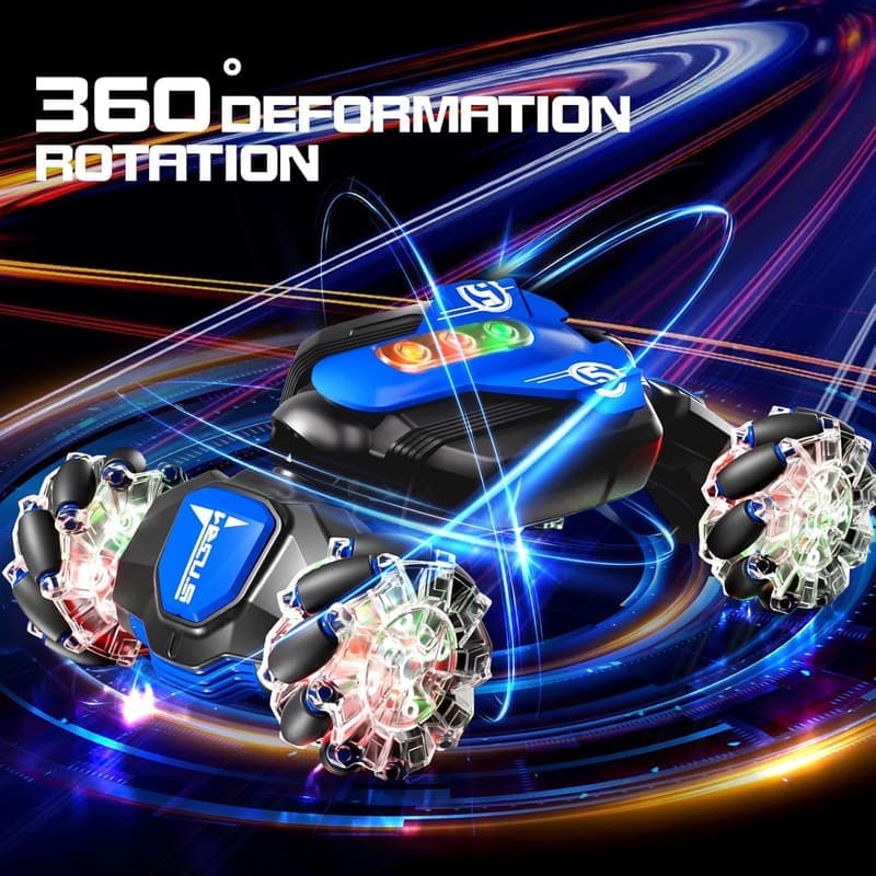 Remote Control Car - 4WD Gesture Sensing Stunt Toy for Boys