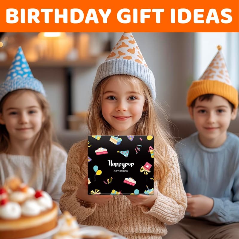 Birthday Gift Box for Kids - Fun Socks for Ages 5-10