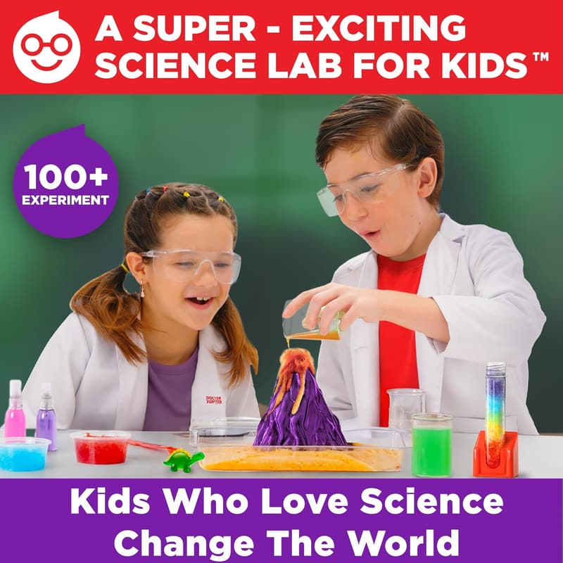 STEM Science Kit for Kids 8+ | 100+ Experiments & Geyser Tube
