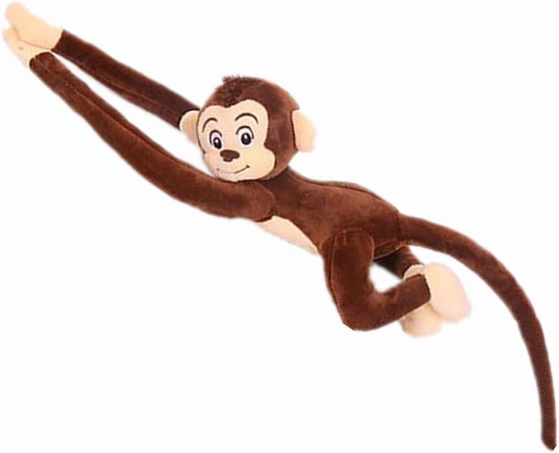 Hanging Stuffed Monkey for Kids and Adults - 27 Inches