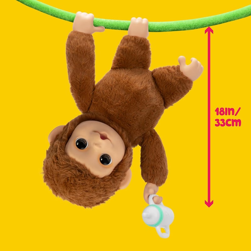 Interactive Plush Monkey Toy with Sounds & Movements for Kids