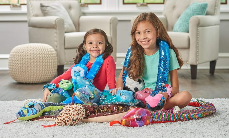 Sequin Monkey Plush Toy - 22